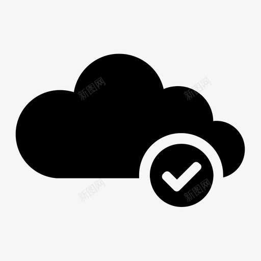 云计算检查对图标svg_新图网 https://ixintu.com 云计算 对 检查 验证