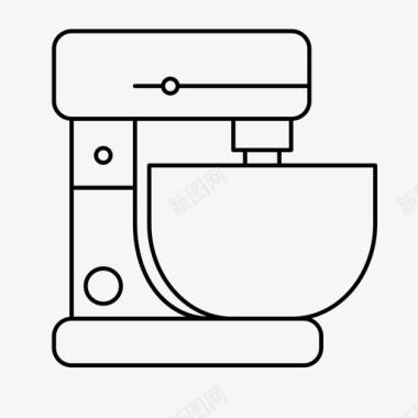 立式搅拌机烘焙厨房辅助设备图标图标