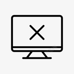 X桌面桌面取消设备错误图标高清图片