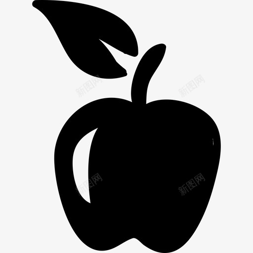 苹果手绘水果食品手绘教育图标svg_新图网 https://ixintu.com 手绘教育 苹果手绘水果 食品