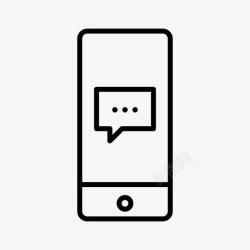 iphone消息iphone消息评论设备图标高清图片