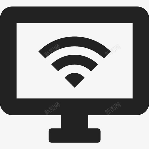 桌面wifi桌面无线桌面连接图标svg_新图网 https://ixintu.com 桌面wifi 桌面无线 桌面无线连接 桌面连接