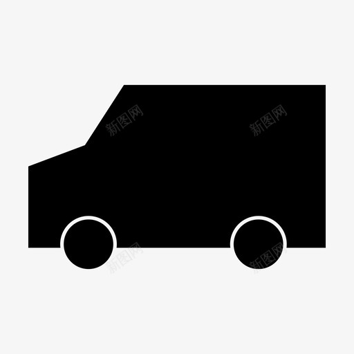 货车汽车送货车图标svg_新图网 https://ixintu.com 小型货车 所有 汽车 货车 运输车 送货车