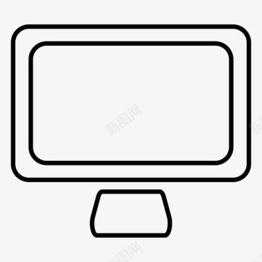 桌面计算机互联网图标图标