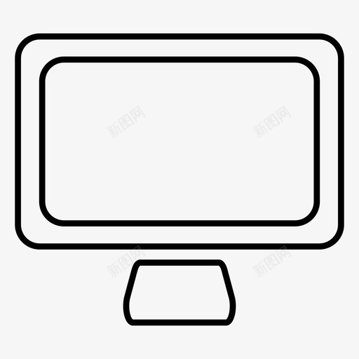 桌面计算机互联网图标svg_新图网 https://ixintu.com 互联网 屏幕 桌面 计算机