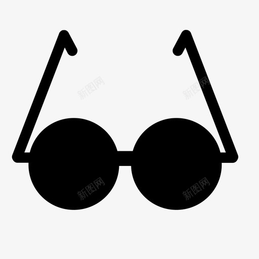 太阳镜眼镜时尚图标svg_新图网 https://ixintu.com 太阳镜 时尚 眼镜 规格 镜片 阅读