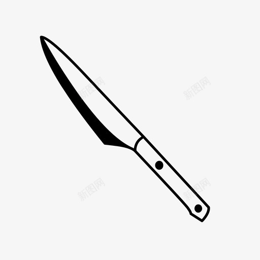 刀餐具菜刀图标svg_新图网 https://ixintu.com 刀 牛排 菜刀 餐具 餐厅
