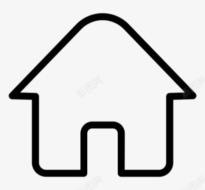 房子小屋房产图标图标
