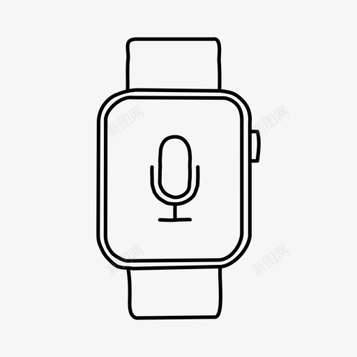 applewatch麦克风applewatch设备图标svg_新图网 https://ixintu.com applewatch applewatch麦克风 屏幕 手绘 设备