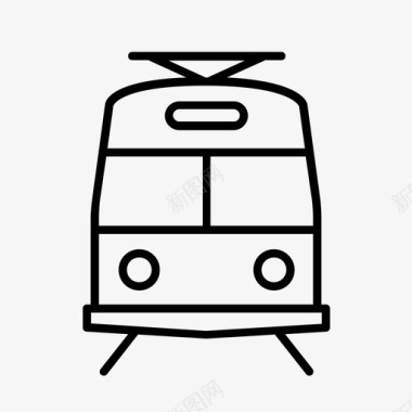 地铁火车交通图标图标