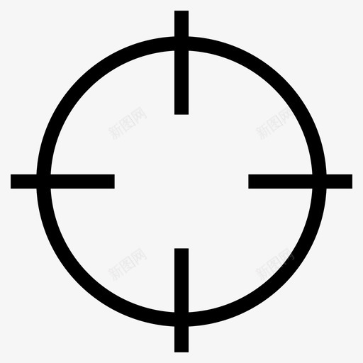 目标射箭焦点图标svg_新图网 https://ixintu.com ios网络用户界面线图标 射箭 成功 焦点 目标