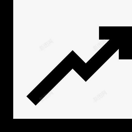 折线图分析增长图标svg_新图网 https://ixintu.com 分析 增长 折线图 线要素图标集 统计