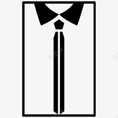 领带领结办公室领带图标图标