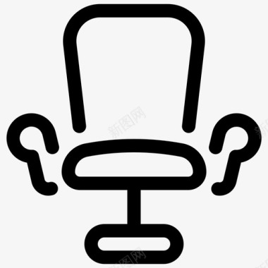 椅子办公椅办公设备图标图标