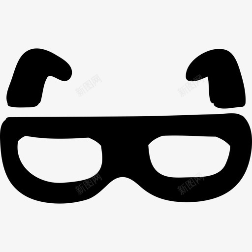 眼镜手绘工具教育手绘教育图标svg_新图网 https://ixintu.com 手绘教育 教育 眼镜手绘工具