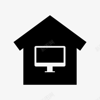 主屏幕计算机房子图标图标