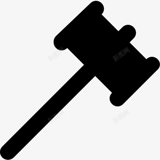 木槌拍卖正义图标svg_新图网 https://ixintu.com 拍卖 木槌 正义 法律 网络和用户界面图标