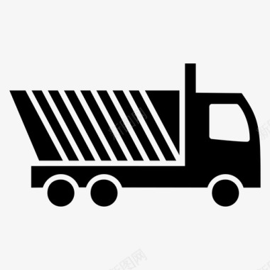 卡车自卸卡车运输卡车图标图标