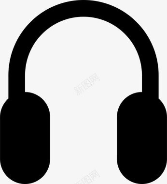 录音室耳机音频音乐图标图标