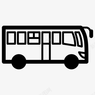 巴士城市巴士精品巴士图标图标