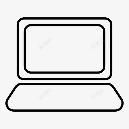 笔记本电脑电脑互联网图标svg_新图网 https://ixintu.com 互联网 屏幕 电脑 笔记本电脑