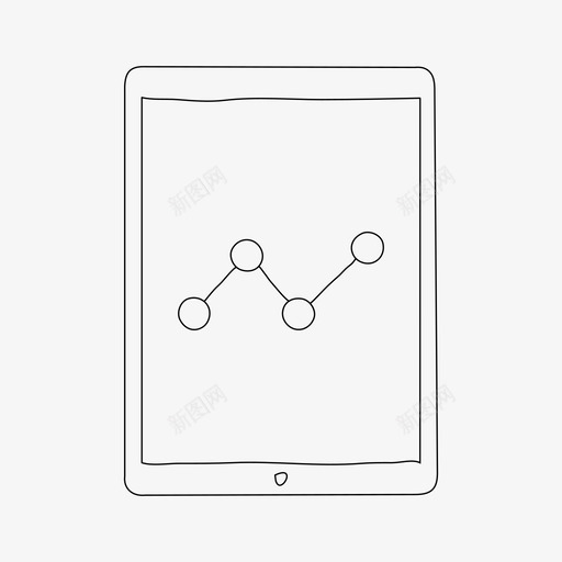 ipad分析设备图形图标svg_新图网 https://ixintu.com ipad分析 图形 屏幕 设备