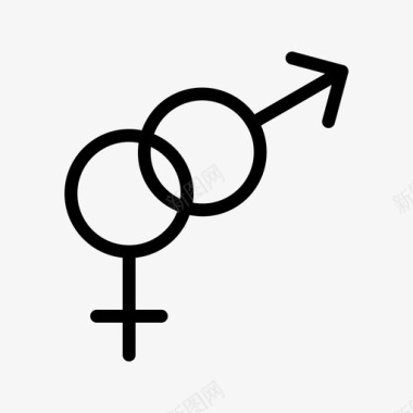 性别女性情人节图标图标