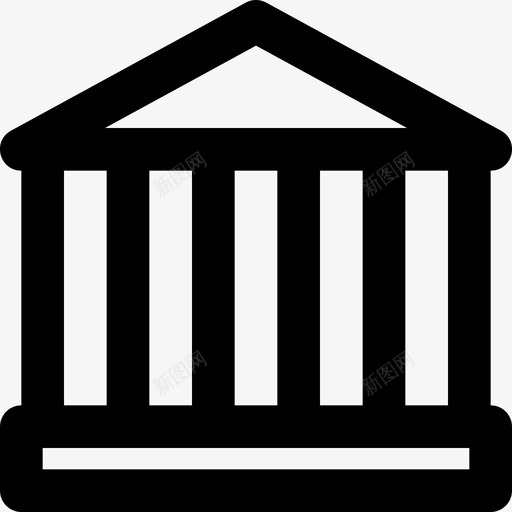 帕台农神庙建筑地标图标svg_新图网 https://ixintu.com 史密克纪念碑md大纲 地标 帕台农神庙 建筑 纪念碑