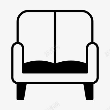 家具椅子家图标图标