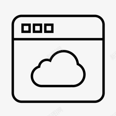 云云页面云存储图标图标