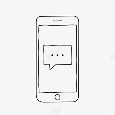 iphone消息设备屏幕图标图标