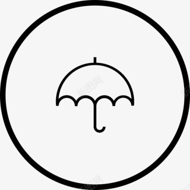 雨伞防火墙uiux图标集合图标