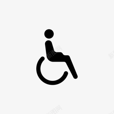 残疾人无障碍优先权图标图标