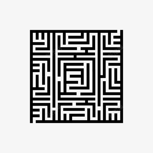 方形迷宫游戏迷宫图标svg_新图网 https://ixintu.com 方形迷宫 游戏 路径 迷宫