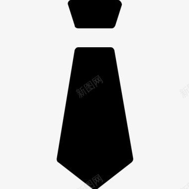 领带服装时尚图标图标