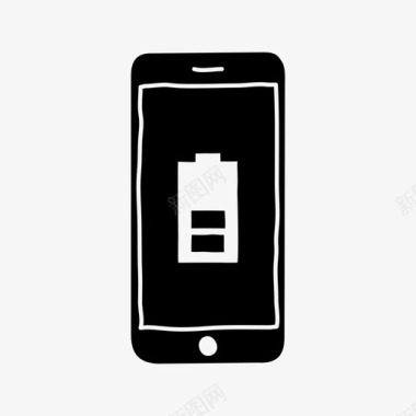 iphone电池充电设备屏幕图标图标