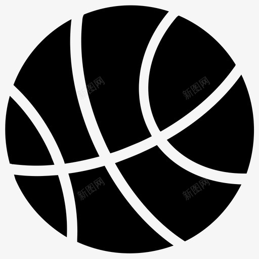 足球篮球游戏图标svg_新图网 https://ixintu.com ios网络用户界面 体育 游戏 篮球 足球