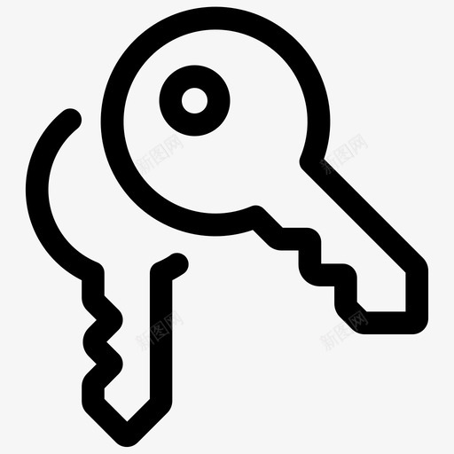 钥匙门钥匙业务线第一册图标svg_新图网 https://ixintu.com 业务线第一册 钥匙 门钥匙