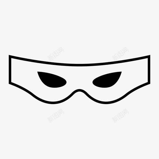 小偷面具强盗罪犯图标svg_新图网 https://ixintu.com 小偷面具 强盗 犯罪警察 罪犯