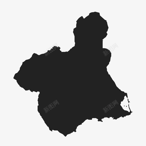 穆尔西亚地区社区地图图标svg_新图网 https://ixintu.com 地图 社区 穆尔西亚地区 西班牙