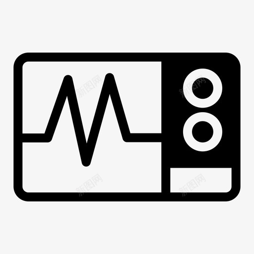 心脏跳动机心电图医院图标svg_新图网 https://ixintu.com 医院 医院和医学 心电图 心脏跳动机