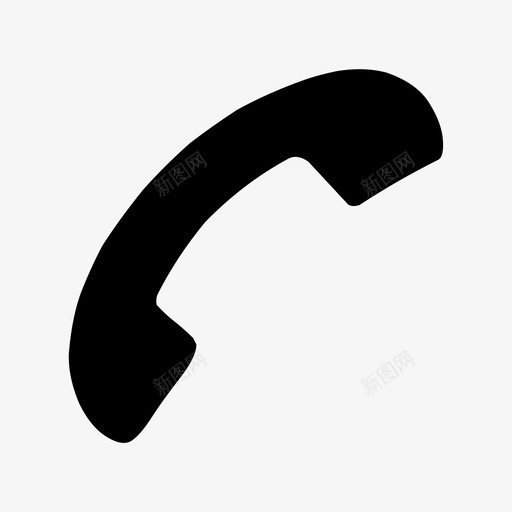 打电话接电话拒绝图标svg_新图网 https://ixintu.com 打电话 拒绝 接电话