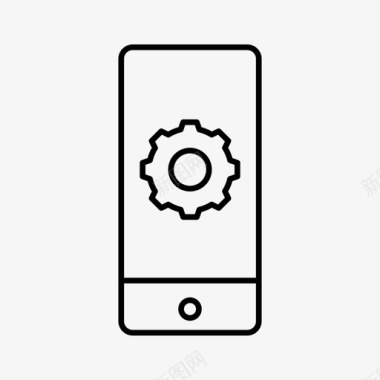 iphone设置设备屏幕图标图标