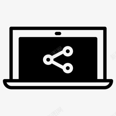笔记本共享笔记本字形图标集图标