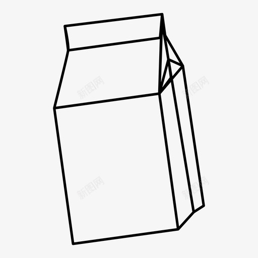 牛奶饮料食物图标svg_新图网 https://ixintu.com 牛奶 食物 饮料