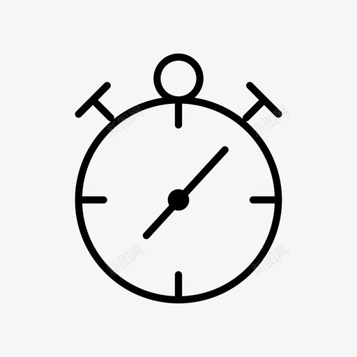 秒表延迟秒图标svg_新图网 https://ixintu.com 延迟 秒 秒表 计时器
