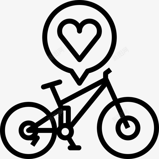 爱骑单车喜欢骑山地车喜欢搭便车图标svg_新图网 https://ixintu.com 喜欢搭便车 喜欢骑山地车 爱骑单车