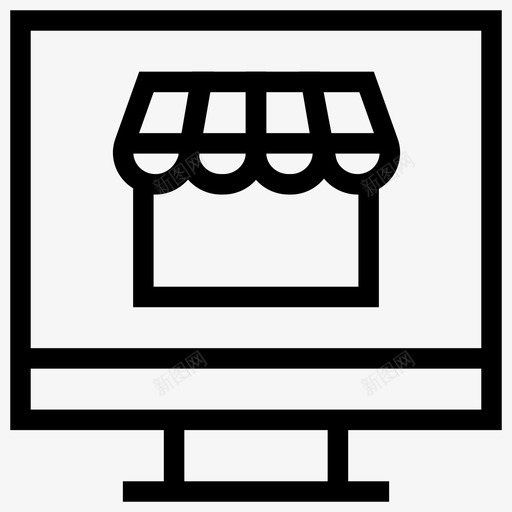 电子商务浏览器电脑图标svg_新图网 https://ixintu.com 主页 显示器 浏览器 电子商务 电脑 网上商店 网页设计开发