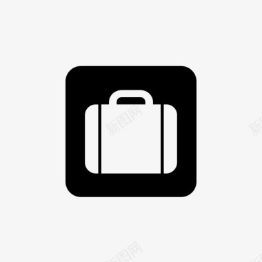行李标志行李箱图标图标