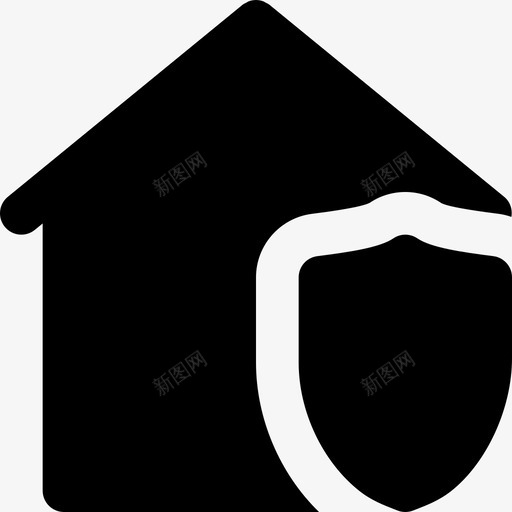 房屋保险保护安全图标svg_新图网 https://ixintu.com smashiconssecurity2mdsolid 保护 安全 房屋保险